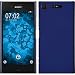 Produktbild PhoneNatic Case kompatibel mit Sony Xperia XZ1 - Hülle blau gummiert Hard-case Cover