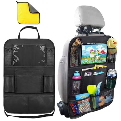 WHENZOO Car Seat Organiser with Tablet Holder Cover