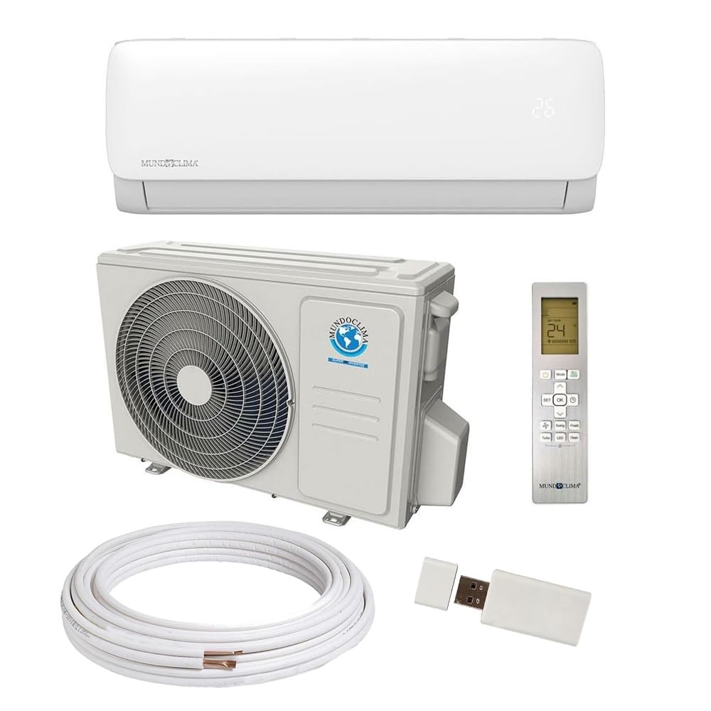 MUNDOCLIMA MUPR-12-H11 3500W + WIFI + ROLLO COBRE SIN ABOCARDAR DE 5 METROS