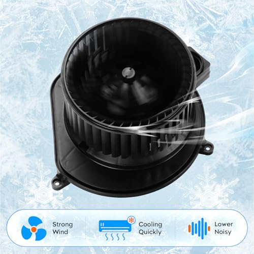 Image of 700255 Front HAVC Blower Motor with Fan Cage Fit for Jeep Liberty 2008-2012, for Dodge Nitro 2007-2011, Replaces for 68003996AA 68038826AB