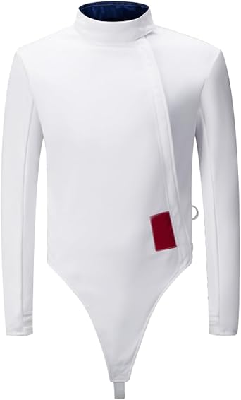 Fencing Jacket, Fencing Protective Suit for Foil Epee Saber 350N Fencing Uniform for Children Adult - Right Hand