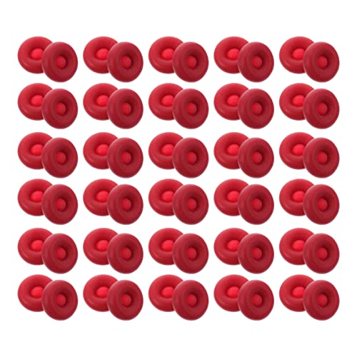 balacoo 50pcs Tapas para Sellador Rojo Cubiertas a Prueba de Fugas para Sellar y Preservar Selladores Reutilizables para Botellas de Pegamento y Adhesivos