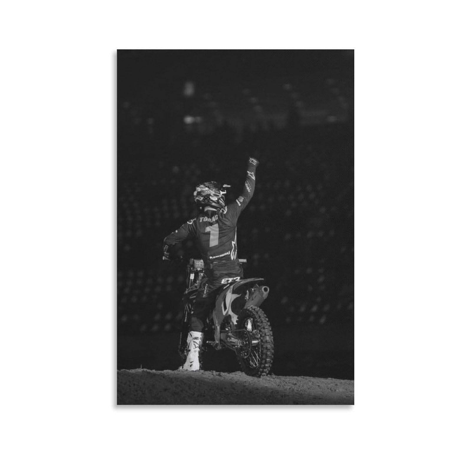 ASUIU Eli Tomac Canvas Poster Posters Wall Art Painting Canvas Prints Decor Poster Artworks 16x24inch(40x60cm)