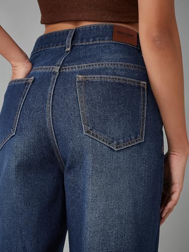 Image of Dolce Crudo Women's High Waist Straight Fit Jeans