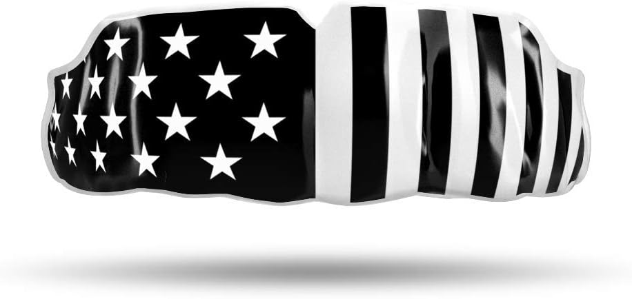 Impact Custom Professional MMA/Boxing/Muay Thai Mouthguard Stars & Stripes Black