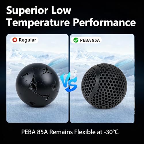 Image of Siraya Tech Rebound PEBA 85A Super TPU 3D Printer Filament, Black, 800g