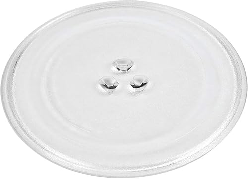 Miniatura 7 de Placa de vidrio para microondas GE de 12.4 pulgadas, reemplazo de placa giratoria de vidrio para microondas, placa de 12 125 pulgadas equivalente a