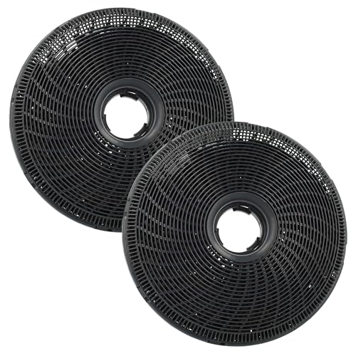 vhbw 2x Filtres à charbon actif remplacement pour Best ECFB02, ECFBLL01, Model 190, Type D190 pour hotte aspirante