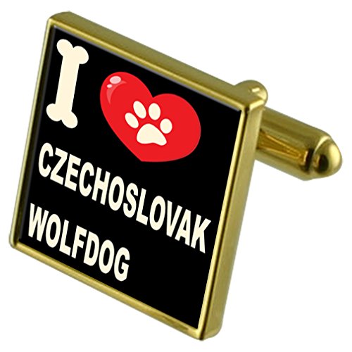 Gemelos lobo checoslovaco y money clip dorado para sustituir carteras pesadas