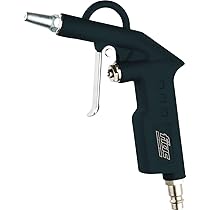 FIAC Pistola Aria Compressa con Ugello da 2mm, Pistola di Soffiaggio Compatta, Accessorio Compressori, Corpo in Alluminio, Pressione Max. 8 Bar, Nero