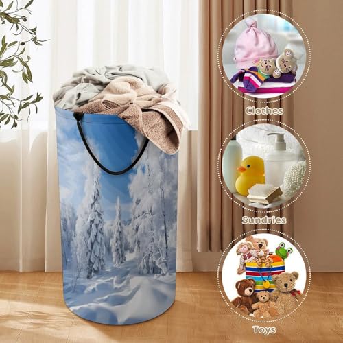 Panier à linge pliable de grande capacité pour couvertures et jouets - 4