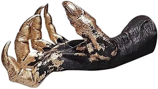 Miniatura 4 de Estatuas para colgar en la pared de la mano de la bruja, decoración gótica de Halloween, estatuas de terror de resina de pared, mano de bruja retro