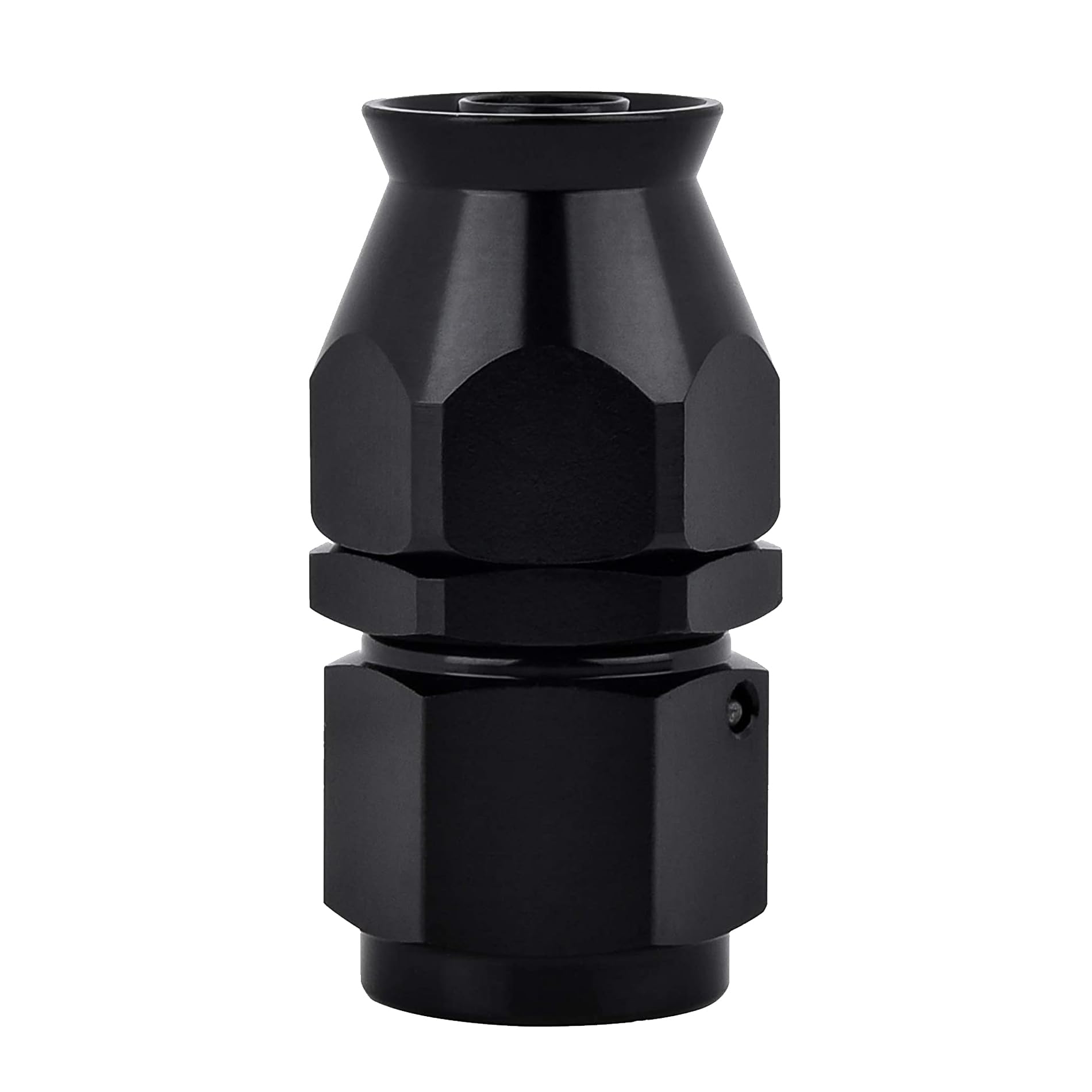 EVIL ENERGY 4AN PTFE Hose End Fitting Straight Black for PTFE Hose Only