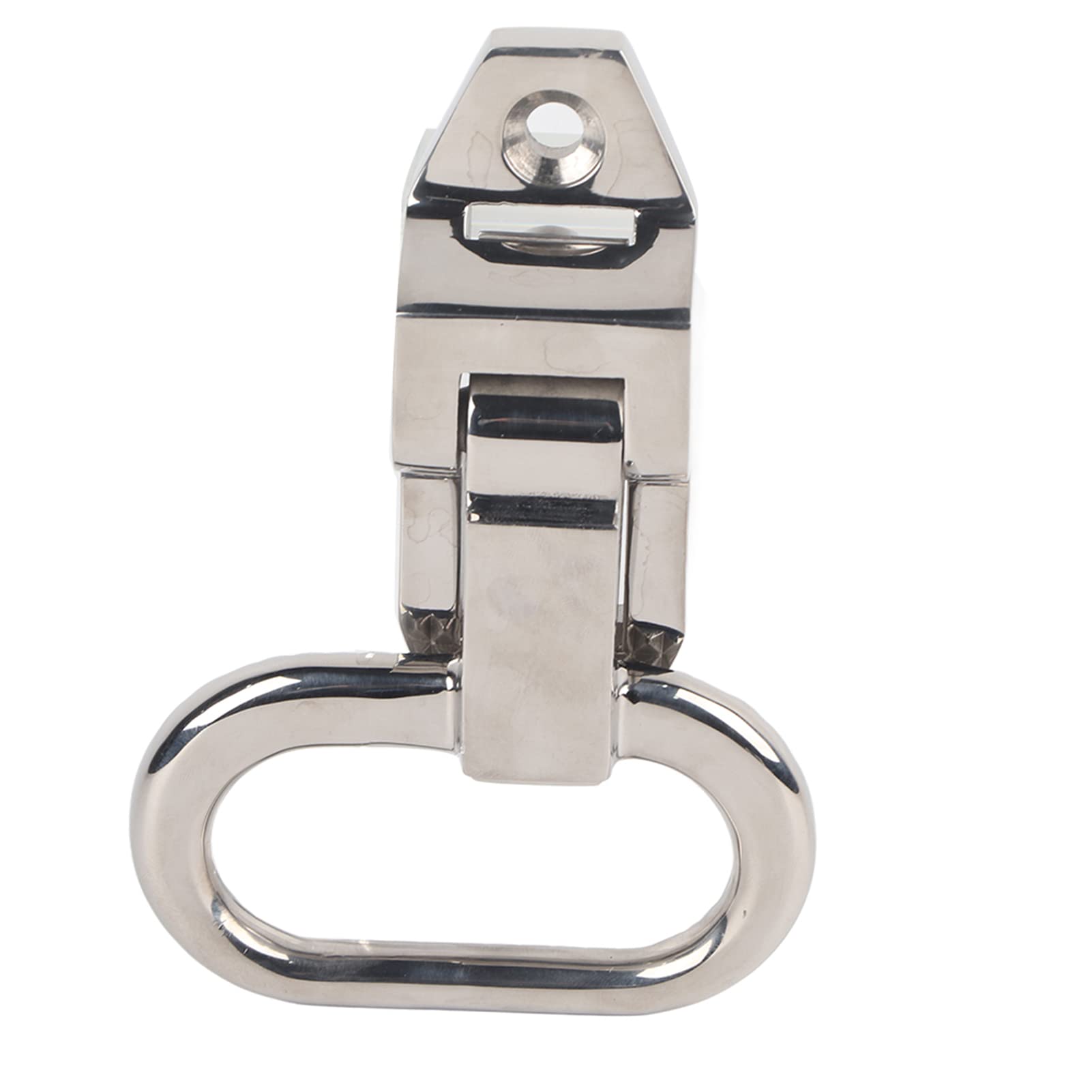 Escalón de Mástil Plegable Marino de Acero Inoxidable 316, Pulido a Espejo, Antideslizante con Patrón Diamante, para Botes, Remolques, Caravanas