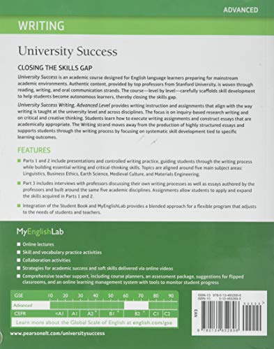 University Success Writing Advanced, Student Book with MyEnglishLab - Image 2