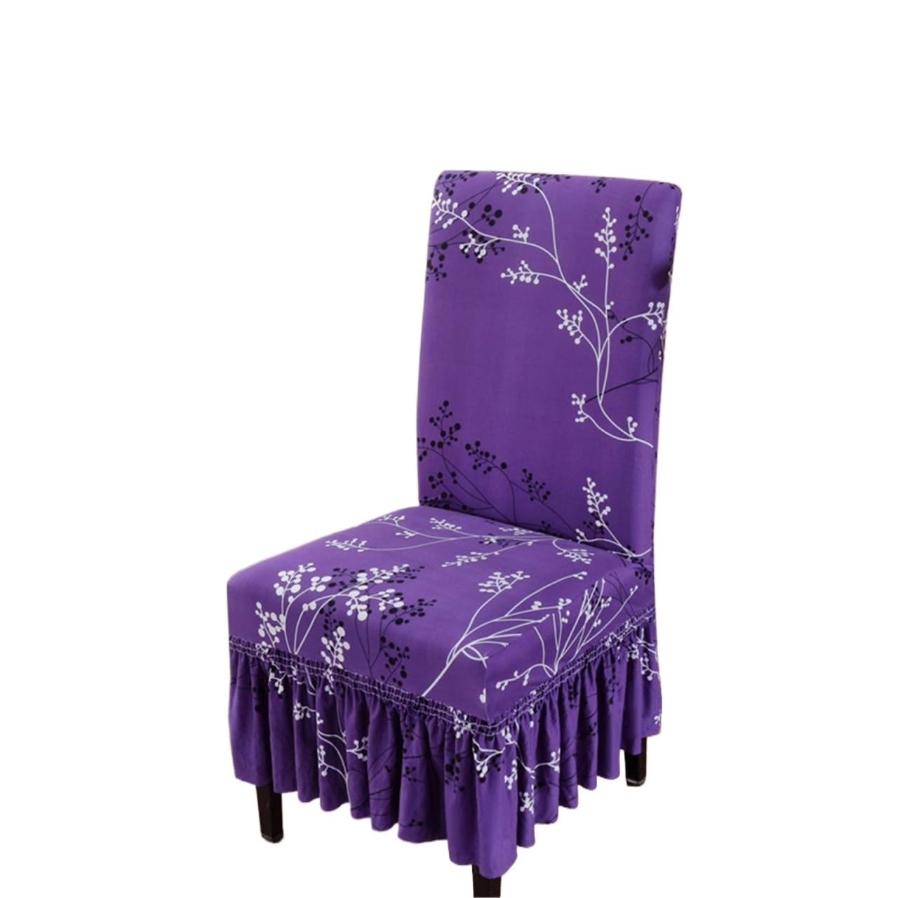 NMVAWIPT 4pcs- Stretch Spandex Chair Covers Fit Most Armless Chairs - Durable Protectors For Weddings, Banquets, Hotels & Dining Rooms(3#)