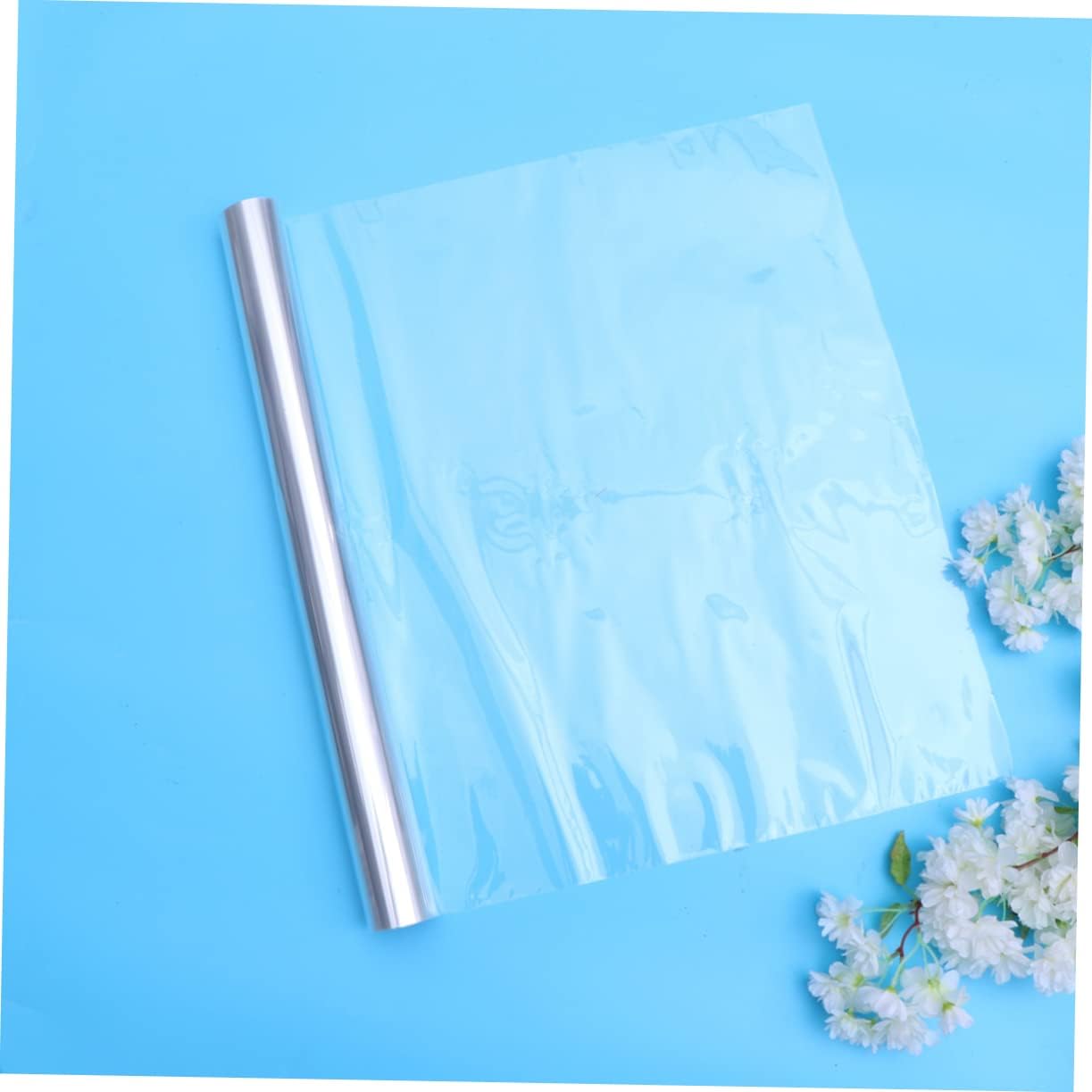 DECOMELODY Cellophane Wrap Roll 10m x 54cm for Flower Bouquets Baskets Arts and Crafts Wrapping Paper for DIY Decoration