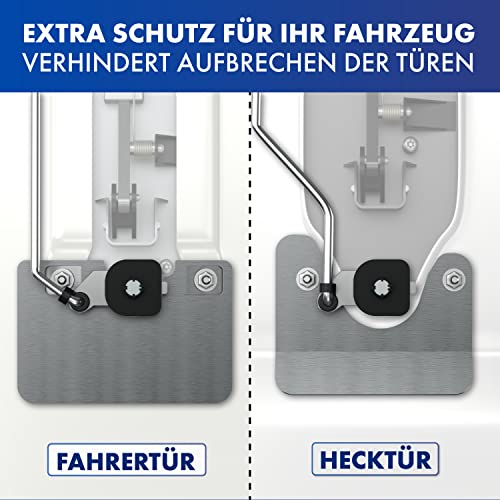 LAINFELD Einbruchschutz | Prick Stop Fahrertür | Türsicherung für FIAT Ducato, Citroen Jumper, Peugeot Boxer | Wohnmobil Sicherheit Prickstop