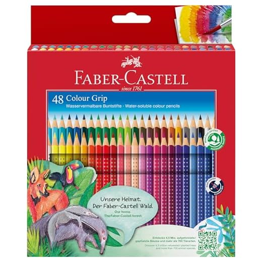 Faber-Castell 112449 Färgpennor, 48 stycken, Flerfärgad