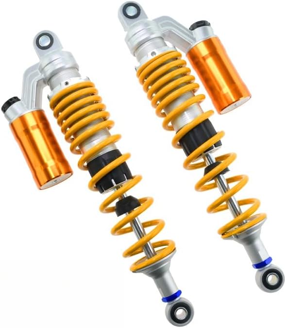 Universal 360MM Motorcycle Shock Absorber Suspension Damper Spring (yellow)