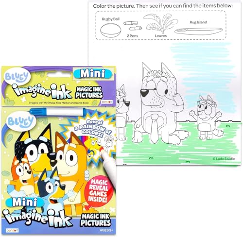 bendon imagine ink coloring book