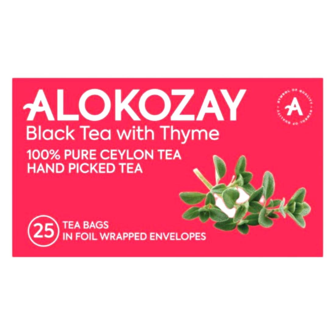 Alokozay's Black Tea, Premium Handpicked Tea, Finest Selection, 25 Tea Bags, 50g