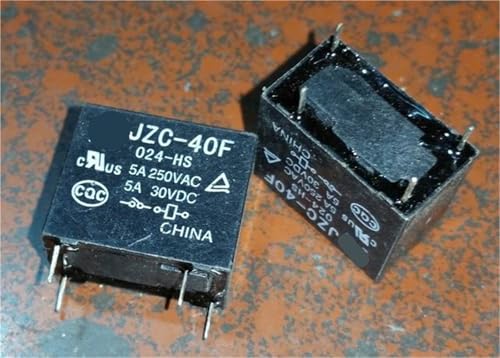 Relais 4 broches JZC-40F 024-HS 24V 5A mini pour circuit imprimé