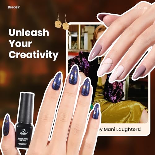 Image of beetles Gel Polish Set - Gel Nail Polish Kit Gilded Veil 25 Colors Black White Burgundy Blue Nude Grey Green Glitters UV Led Nail Polish with Top Base Coat Soak off Nail Art Gift for Women