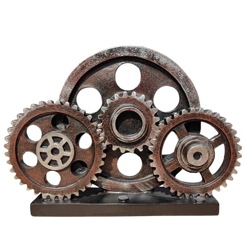 Estatua decorativa steampunk cobre antiguo 10.6x7.7x2.4 in