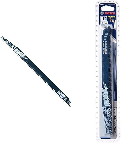 Miniatura 3 de Bosch RP125 hojas de sierra recíprocas del corte de madera de 12 pulgadas 5 TPI - paquete de 5