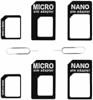 【SHIN】SIMアダプター　SMART Amazon | SANJAOYEE Nano SIM MicroSIM 変換アダプタ 8点セット
