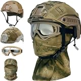 Airsoft Helmet,Helmet Cover Googles Mask and PJ Tactical...
