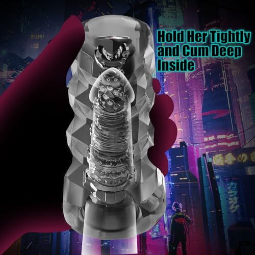 Image of Male Masturbator with 3D Textured, TPE Pocket Pussy Male Sex Toy | Masturbation Sleeve with Storage Box, Penis Training Sex Toy for Men, Couple Sex Toys & Game