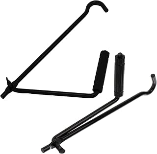 2 Pack Car Scissor Jack Crank Handle Replacement Labor-Saving Quick Lug Handle Instead of Jack Ratchet Wrench for Car Jack Kit Scissor Lift Jack Emergency Tire Changing Jacks
