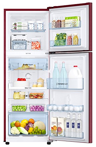 Image of Samsung 253 L 2 Star Frost Free Double Door Refrigerator Appliance(RT28N3342R2 /HL, RT28N3342R2 /NL, Star Flower Red, Inverter Compressor, 2022 Model)
