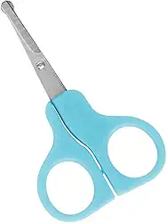 Tesoura para Unha com Cabo Plástico Baby Flex - Mundial (Azul)