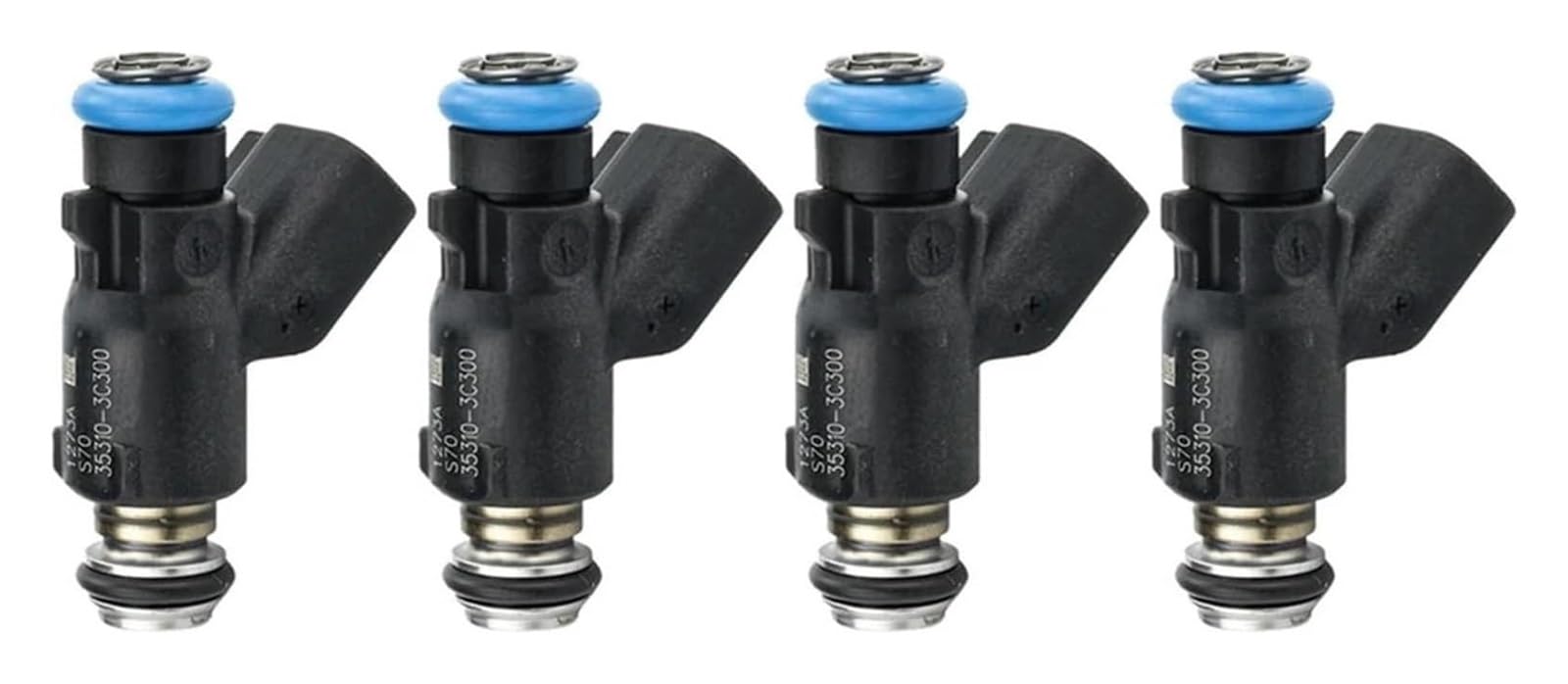 Wekpopmevl One Color Oil Petrol Fuel Injector Nozzle For Kia For Borrego For Entourage For Amanti 3.3L .8L V6 Car Petrol Injection Nozzles 35310-3C300 4X Fuel Injector Nozzle