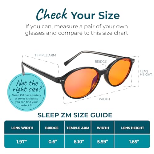 Image of Sleep ZM Blue Light Blocking & Light Sensitivity Glasses - 14 Lens Types for Comfort, Relaxation, Sleep & Relief