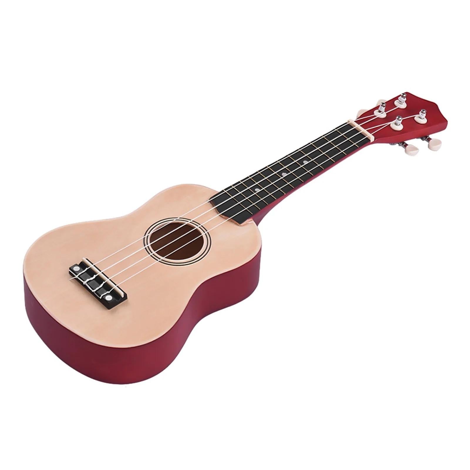 Ukulele Acustico In Tiglio Da 21 Pollici Con Borsa Per Il Trasporto, Corde Per Ukulele, Plettri, Accordatore Ukulele Kit