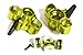 C31321GREEN Billet Machined Steering Knuckles for Arrma 1/8 Kraton 6S BLX