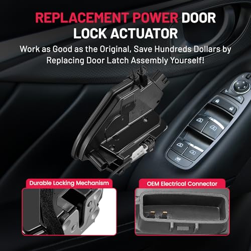 Image of SYERAL Front Right Passenger Side Door Lock Latch Actuator Compatible with Nissan Sentra 2013-2019 Replaces 80500-9AN0A, 805009AN0A, 80500-3SG0A, 805003SG0A, SM2052