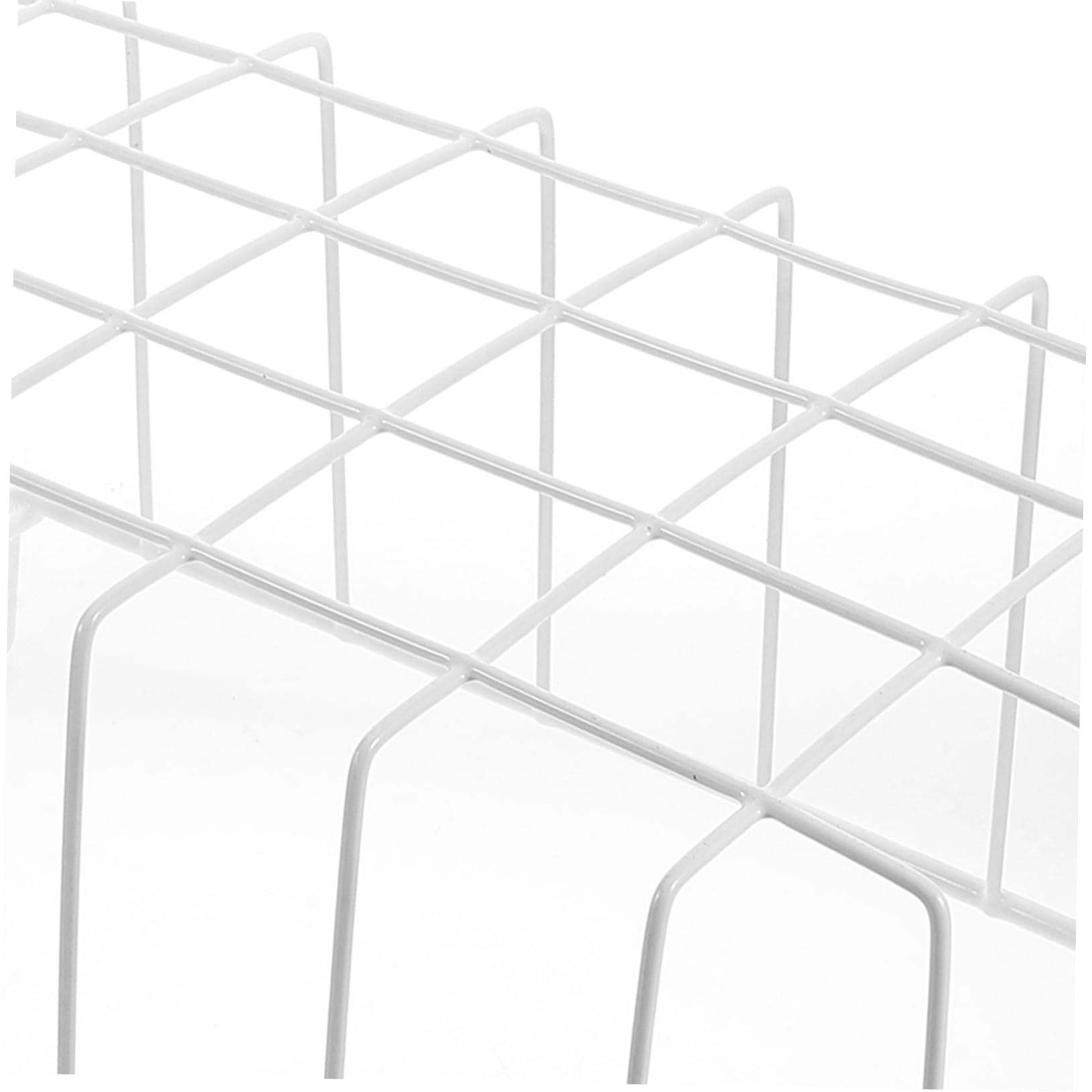 Cesta de alambre para congelador, estante de despensa apilable de metal para congelador y refrigerador