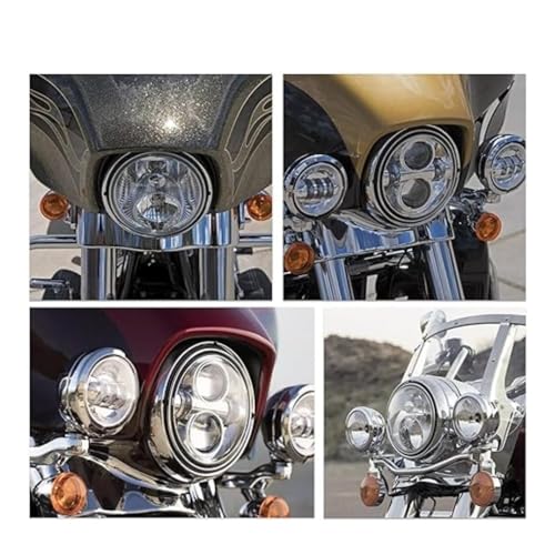 Couvercle visière pour phare moto Road King Electra Glide FLHR FLHT