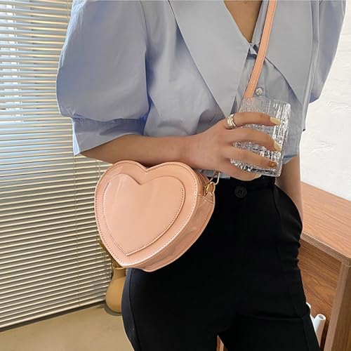 Cute Heart Shaped Handbag Multifunctional and Stylish Shoulder Bag for Everyday Use Perfect for Women2