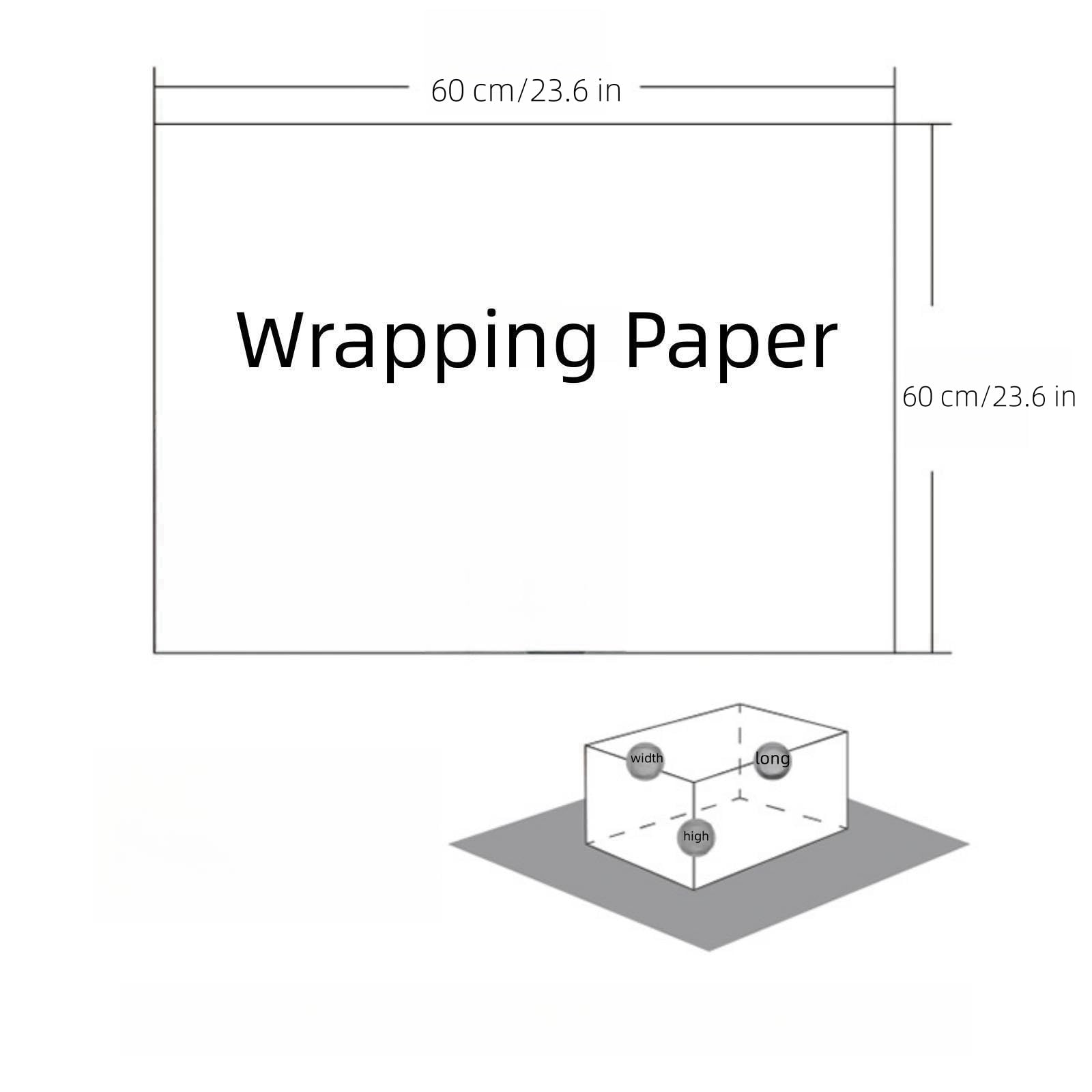Geschenkpapier 20-teiliges Geschenkpapier mit gestreiftem, quadratischem Retro-Geschenkpapier, Bonbon-Blumen-Geschenkpapier Geschenkpapier für Weihnachtsblumenstrauß ( Color : F , Size : 60x60cm )