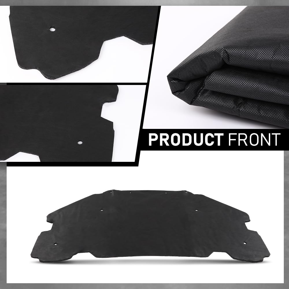 Hood Insulation Pad With Clips – 1997-2003 Pontiac Grand Prix – Fiberglass Heat Blanket (R.E.M. Automotive)