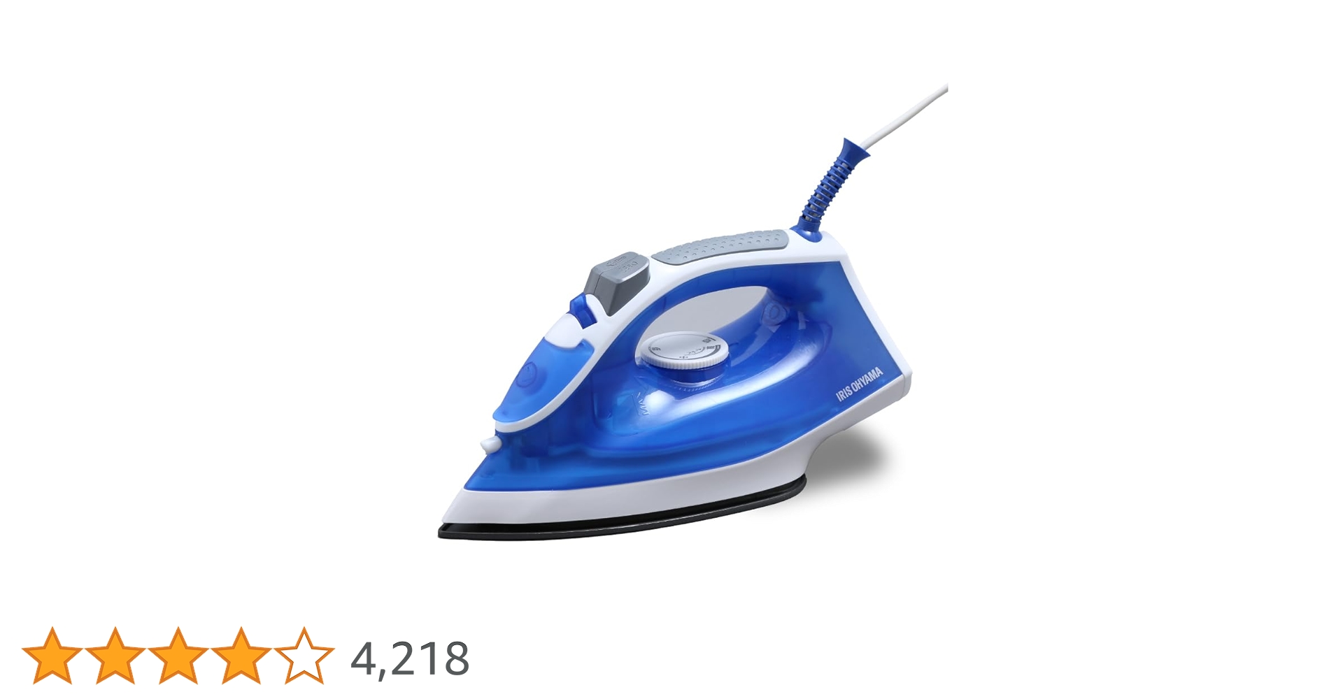 Amazon.co.jp: Iris Ohyama Steam Iron with Cord / Cordless