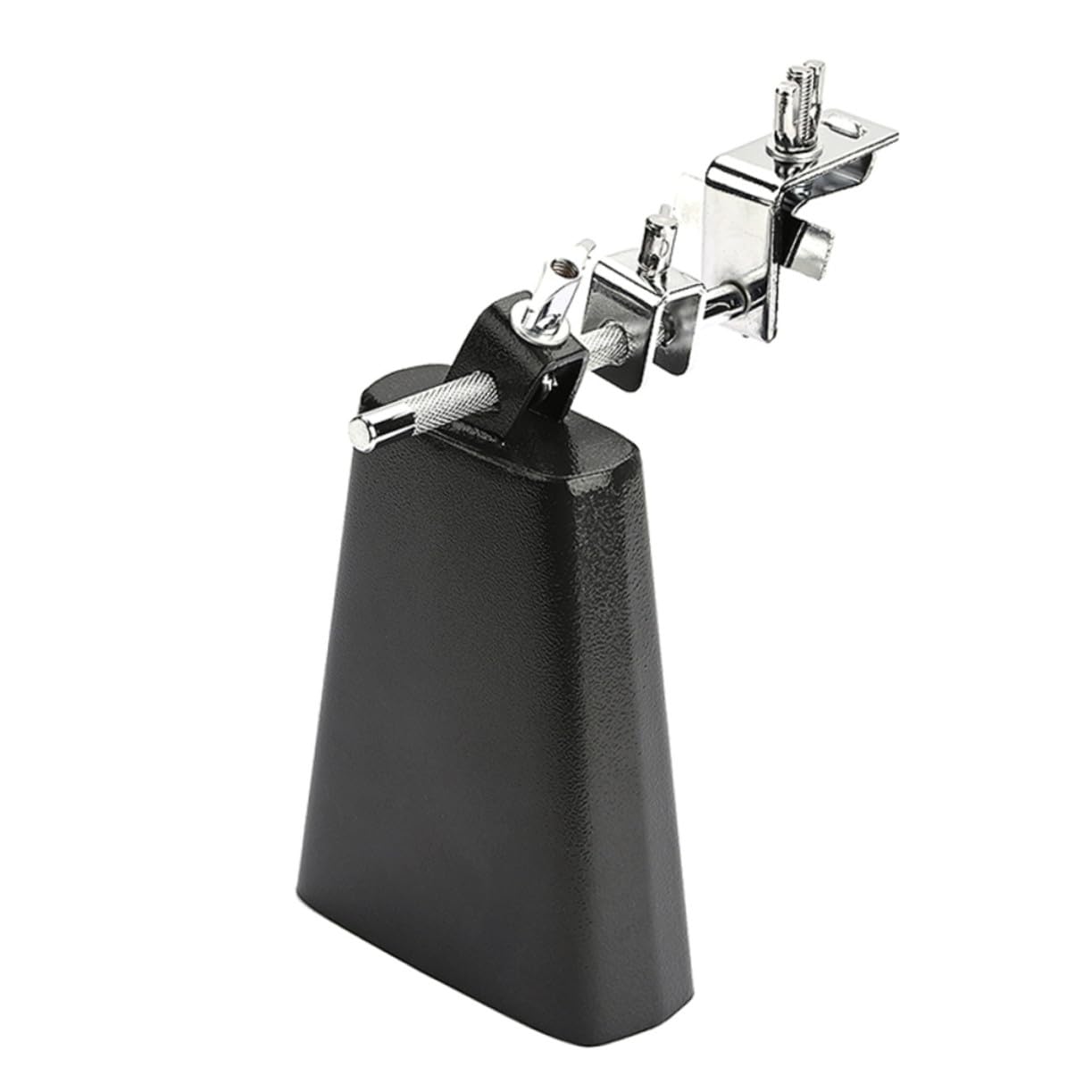 Cencerro de Percusión Metálico Negro Wc51b para Batería, 1 Juego
