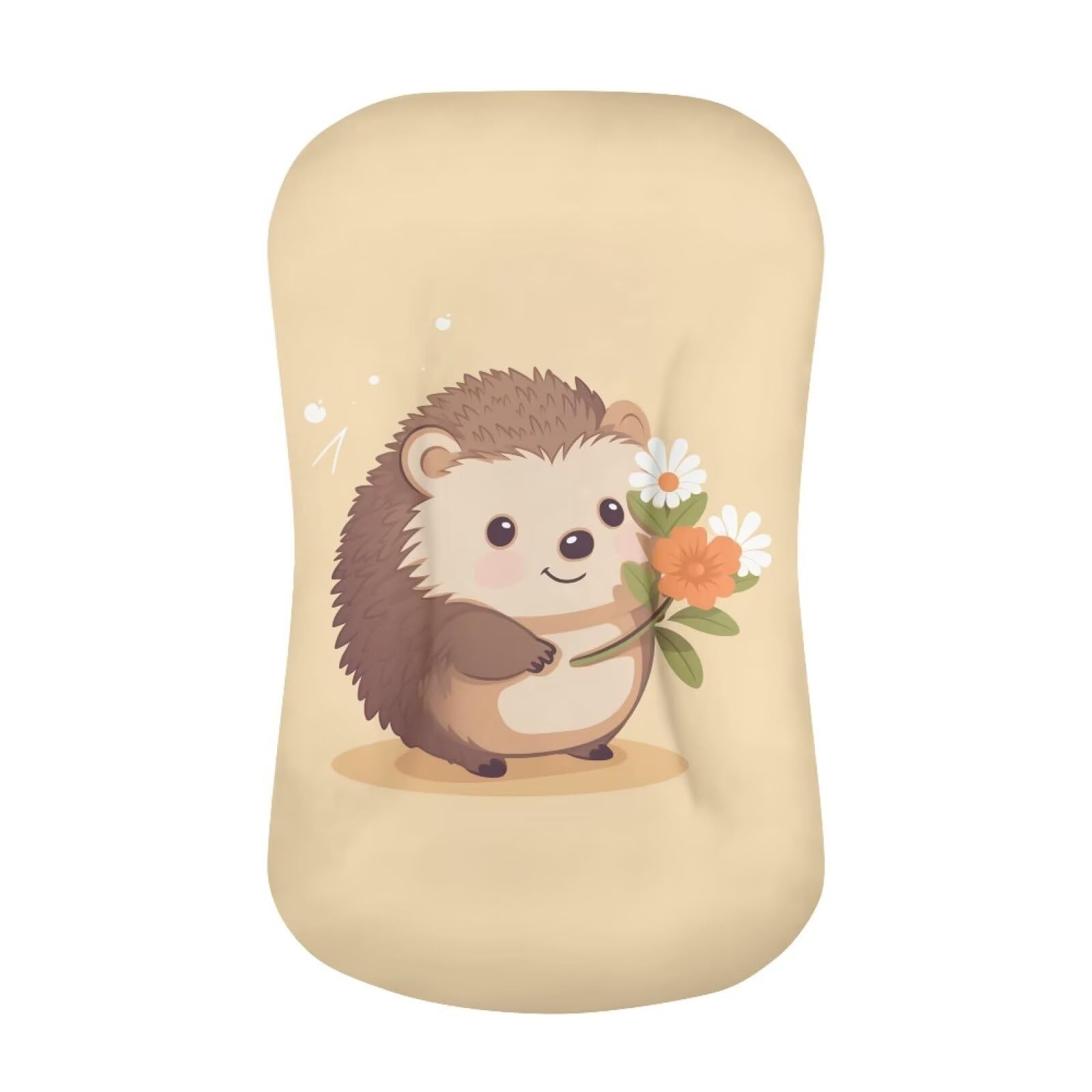 Hedgehog Newborn Lounger for Baby Lounge Pillow Snuggle Me Lounger Baby Sleeping Nest Flower Sleep Baby Nest Travel