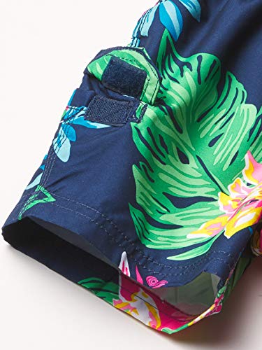 Image of Kanu Surf Boys' Dominica Floral Quick Dry Beach Board Shorts Swim Trunk